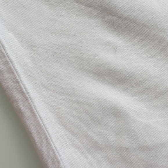 Nasty Gal White Oversized Cotton Tank Top with Shoulder Pads size 8 - Picture 6 of 6